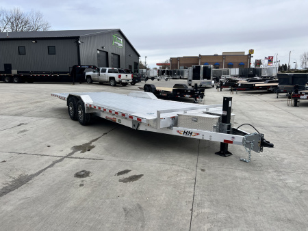 New NEW 2026 H&H Speedloader 14K 102" wide ALUMINUM 24’ POWER TILTbed flatbed Trailer