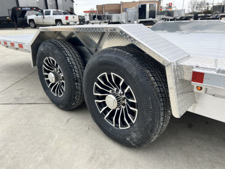 New NEW 2026 H&H Speedloader 14K 102" wide ALUMINUM 24’ POWER TILTbed flatbed Trailer