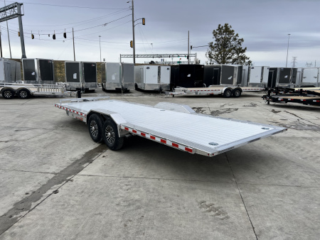 New NEW 2026 H&H Speedloader 14K 102" wide ALUMINUM 24’ POWER TILTbed flatbed Trailer