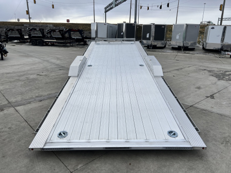 New NEW 2026 H&H Speedloader 14K 102" wide ALUMINUM 24’ POWER TILTbed flatbed Trailer