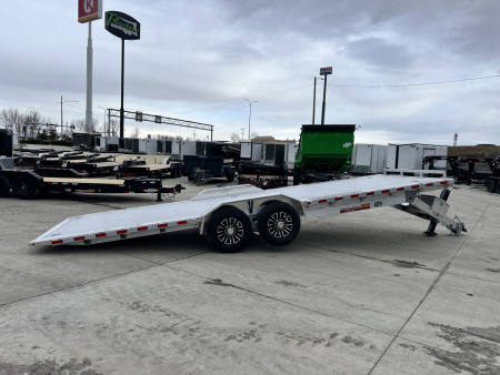 New NEW 2026 H&H Speedloader 14K 102" wide ALUMINUM 24’ POWER TILTbed flatbed Trailer