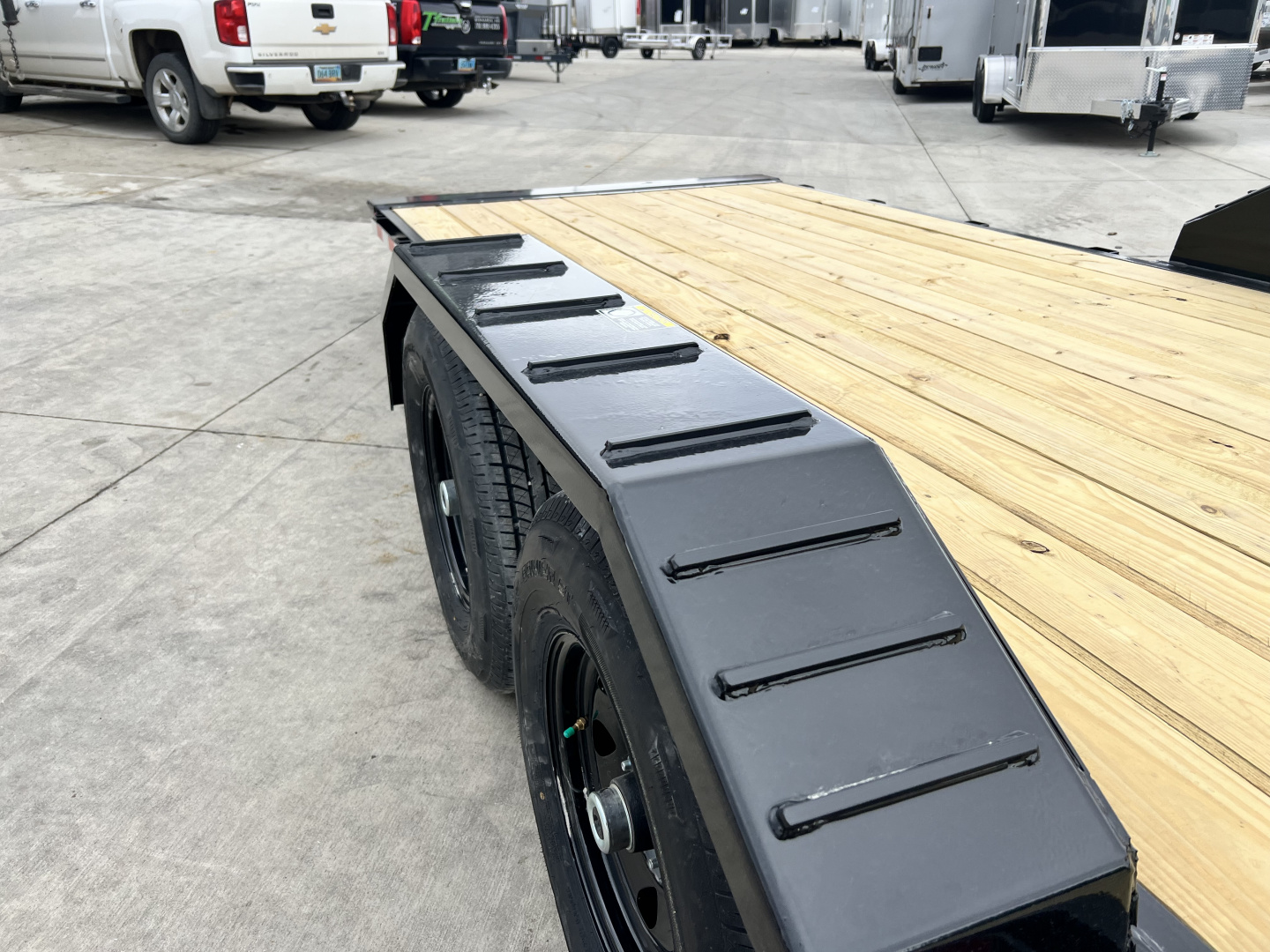 New NEW 2026 H&H 14K Low Pro Speedloader 22’ POWER TILTbed flatbed Trailer 2-7000 lb axles =14K Hydraulic JACK