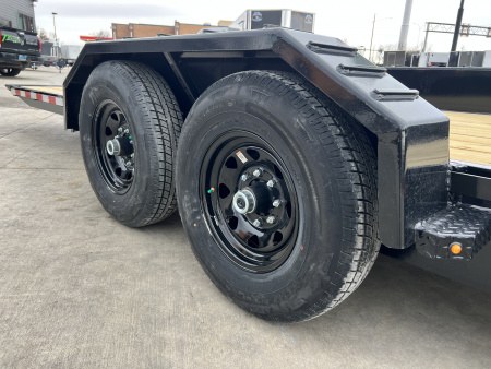 New NEW 2026 H&H 14K Low Pro Speedloader 22’ POWER TILTbed flatbed Trailer 2-7000 lb axles =14K Hydraulic JACK