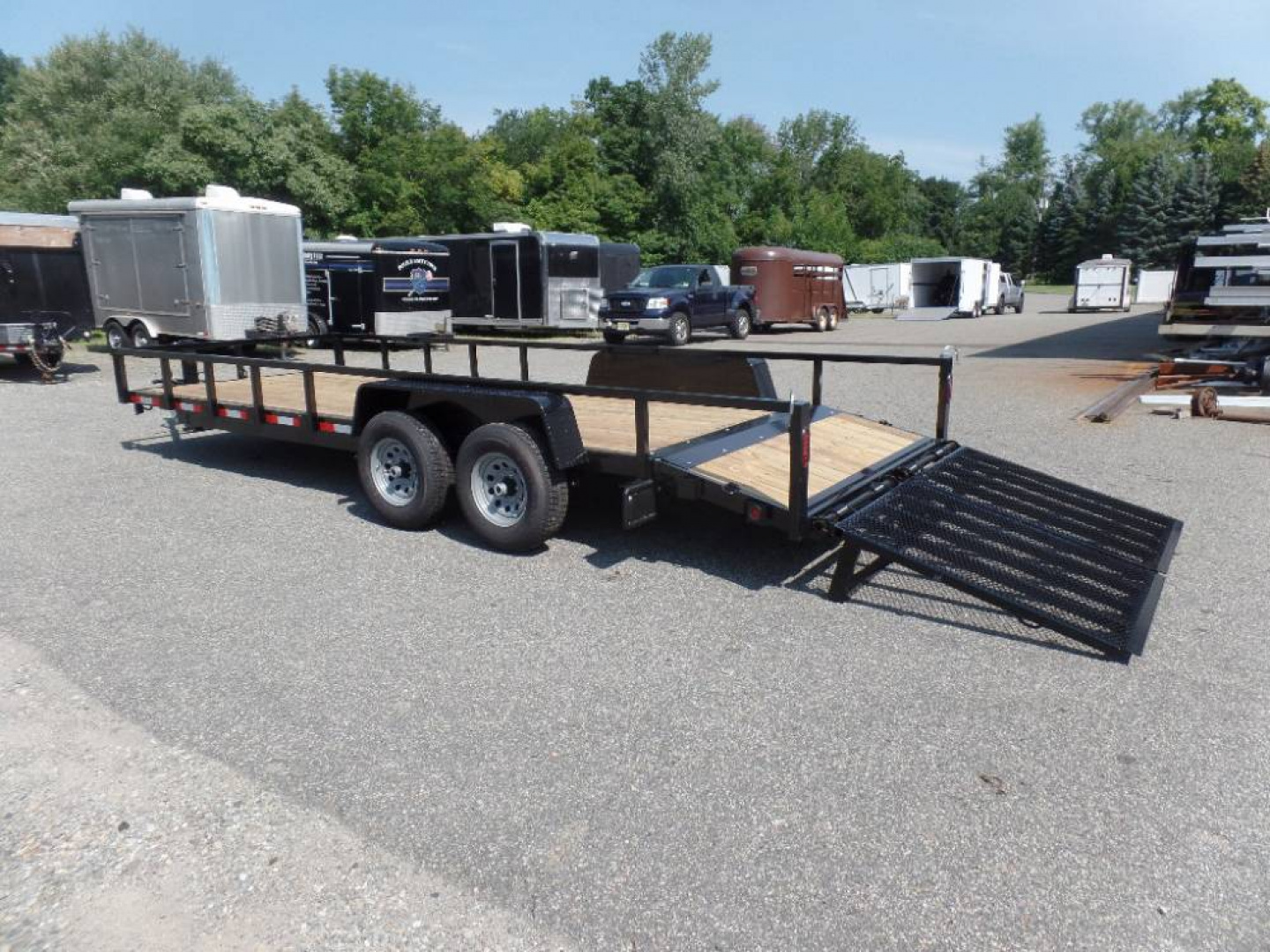 New 4 place SNO-PRO Enclosed Snowmobile Trailer in Stock !  ALCOM Sno-Pro Brand 8.5X22 with 5 ft. V nose . ID# 153205 in stock 10-21-25