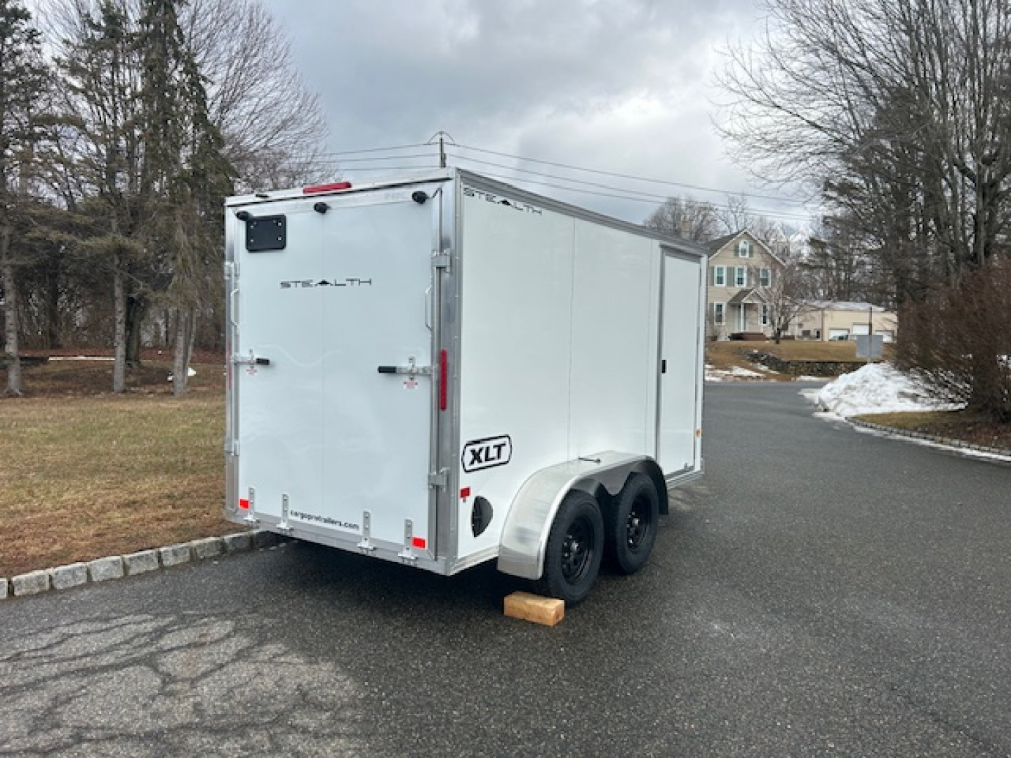 New ALCOM Brand, ALUMINUM FRAME 6X12 Enclosed, Tandem Axle!  Lightweight ! XLT Model. ID# 156093