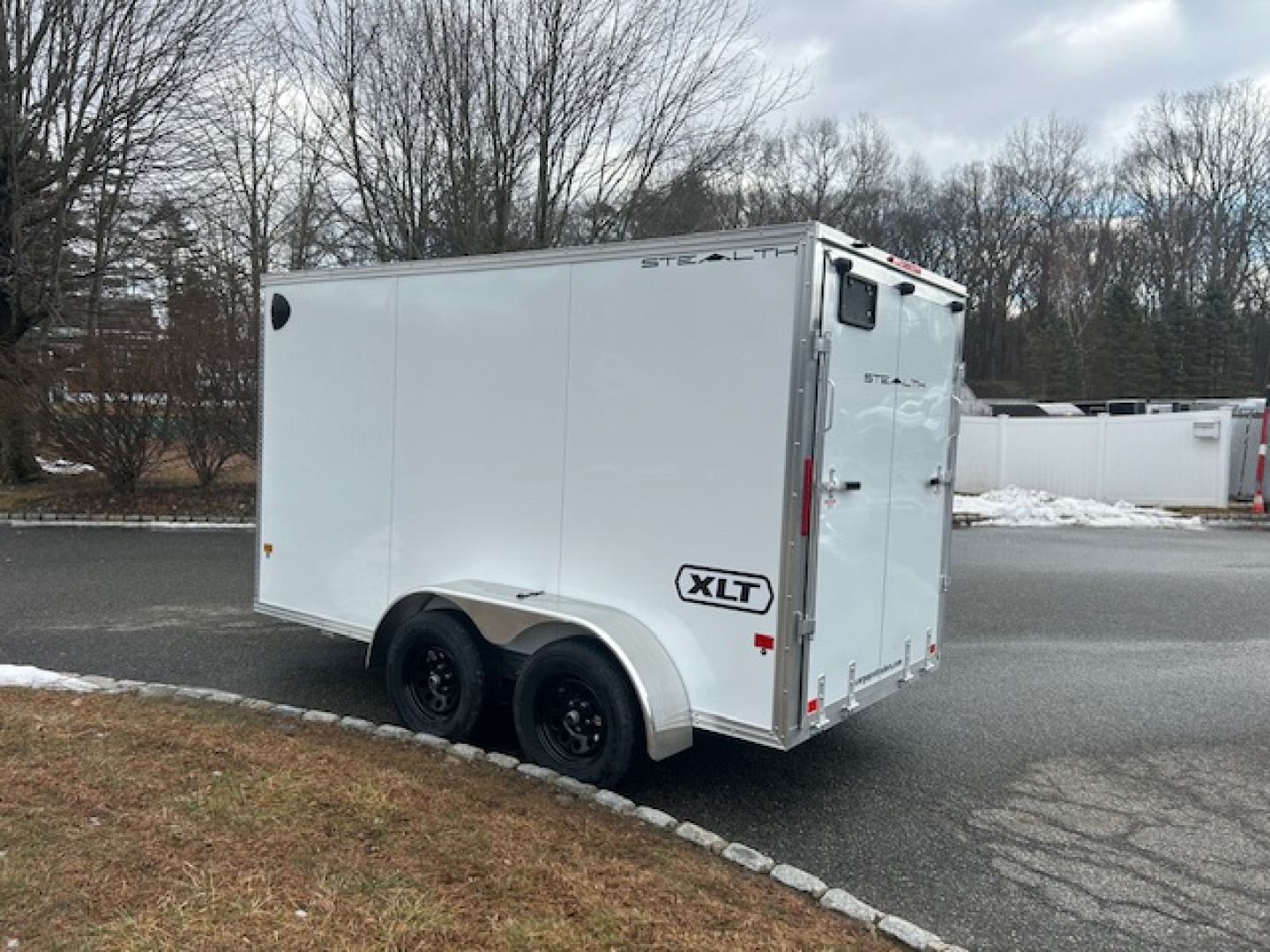 New ALCOM Brand, ALUMINUM FRAME 6X12 Enclosed, Tandem Axle!  Lightweight ! XLT Model. ID# 156093