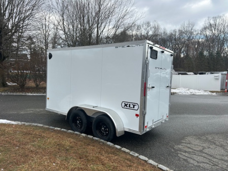 New ALCOM Brand, ALUMINUM FRAME 6X12 Enclosed, Tandem Axle!  Lightweight ! XLT Model. ID# 156093