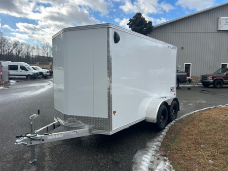 New ALCOM Brand, ALUMINUM FRAME 6X12 Enclosed, Tandem Axle!  Lightweight ! XLT Model. ID# 156093