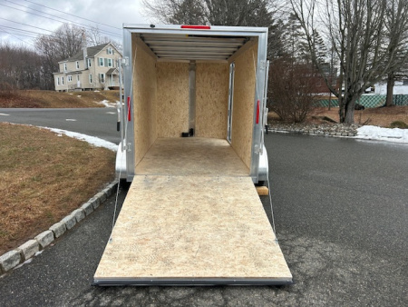 New ALCOM Brand, ALUMINUM FRAME 6X12 Enclosed, Tandem Axle!  Lightweight ! XLT Model. ID# 156093