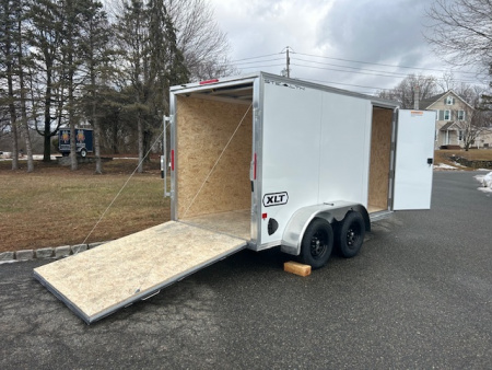 New ALCOM Brand, ALUMINUM FRAME 6X12 Enclosed, Tandem Axle!  Lightweight ! XLT Model. ID# 156093