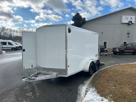 New ALCOM Brand, ALUMINUM FRAME 6X12 Enclosed, Tandem Axle!  Lightweight ! XLT Model. ID# 156093
