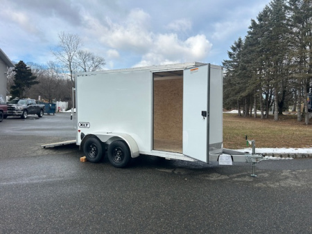 New ALCOM Brand, ALUMINUM FRAME 6X12 Enclosed, Tandem Axle!  Lightweight ! XLT Model. ID# 156093