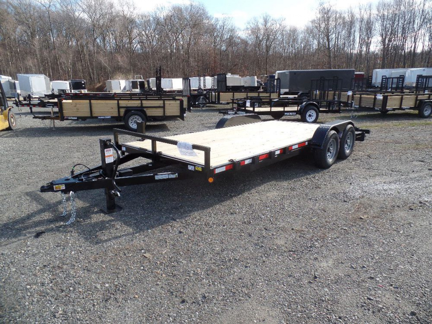 New ALCOM BRAND, HYBRID SNOWMOBILE TRAILER. 8.5x12 , with ramp on back, track mats and ski guides. ID#152890