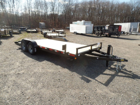New ALCOM BRAND, HYBRID SNOWMOBILE TRAILER. 8.5x12 , with ramp on back, track mats and ski guides. ID#152890