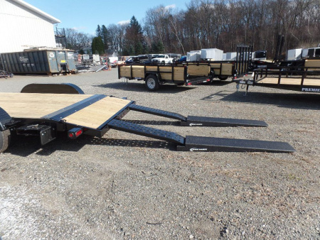 New ALCOM BRAND, HYBRID SNOWMOBILE TRAILER. 8.5x12 , with ramp on back, track mats and ski guides. ID#152890