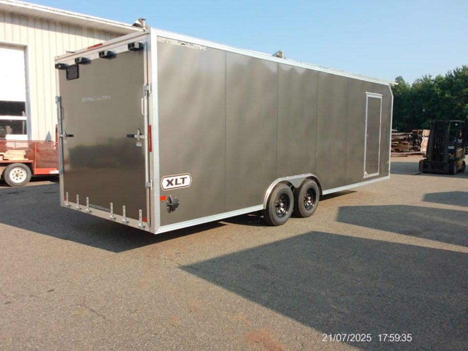 New EXAMPLE / ALCOM, New XLT Model 8.5X24 enclosed car trailer, better ...
