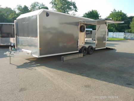 New EXAMPLE / ALCOM, New XLT Model 8.5X24 enclosed car trailer, better price, with Big Exit Door Feature! ID#152331