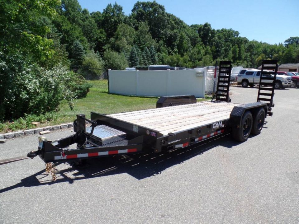 New CAM Superline Brand, HEAVY DUTY EQUIPMENT TRAILER, Low Deck, 20ft.  17,600 lb. GVWR, 4,070 lbs. empty, 13,530 lb. payload rated, ID#545092