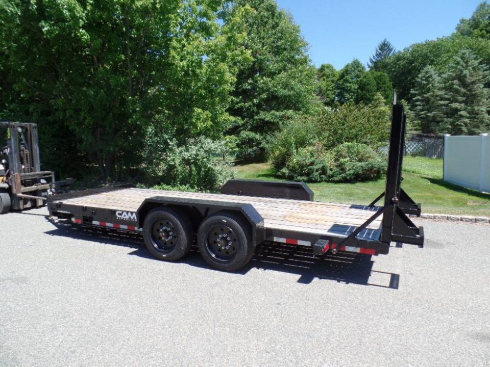 New CAM Superline Brand, HEAVY DUTY EQUIPMENT TRAILER, Low Deck, 20ft.  17,600 lb. GVWR, 4,070 lbs. empty, 13,530 lb. payload rated, ID#545092