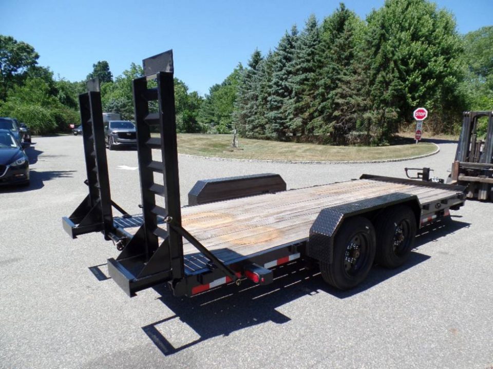 New CAM Superline Brand, HEAVY DUTY EQUIPMENT TRAILER, Low Deck, 20ft.  17,600 lb. GVWR, 4,070 lbs. empty, 13,530 lb. payload rated, ID#545092