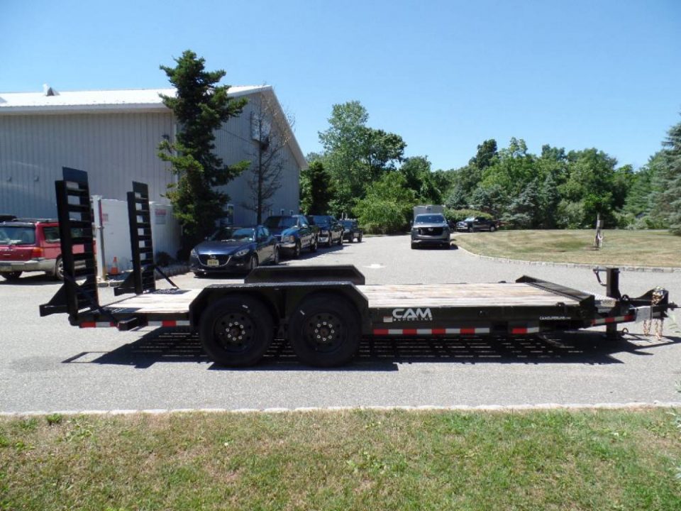 New CAM Superline Brand, HEAVY DUTY EQUIPMENT TRAILER, Low Deck, 20ft.  17,600 lb. GVWR, 4,070 lbs. empty, 13,530 lb. payload rated, ID#545092
