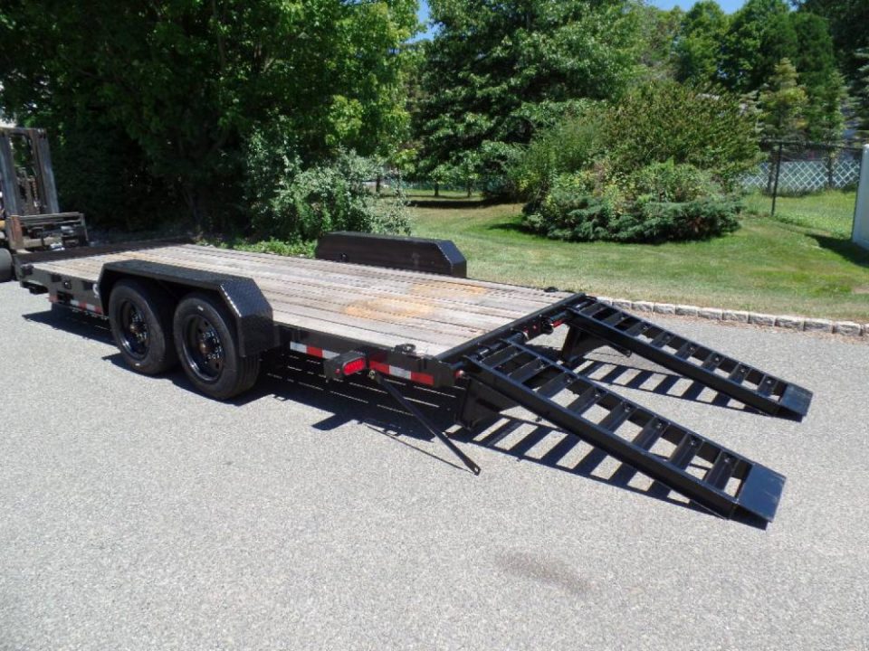 New CAM Superline Brand, HEAVY DUTY EQUIPMENT TRAILER, Low Deck, 20ft.  17,600 lb. GVWR, 4,070 lbs. empty, 13,530 lb. payload rated, ID#545092
