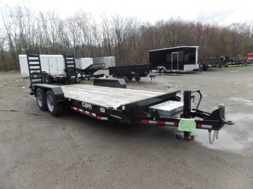 New CAM Superline Brand, HEAVY DUTY EQUIPMENT TRAILER, Low Deck, 20ft.  17,600 lb. GVWR, 4,070 lbs. empty, 13,530 lb. payload rated, ID#545092
