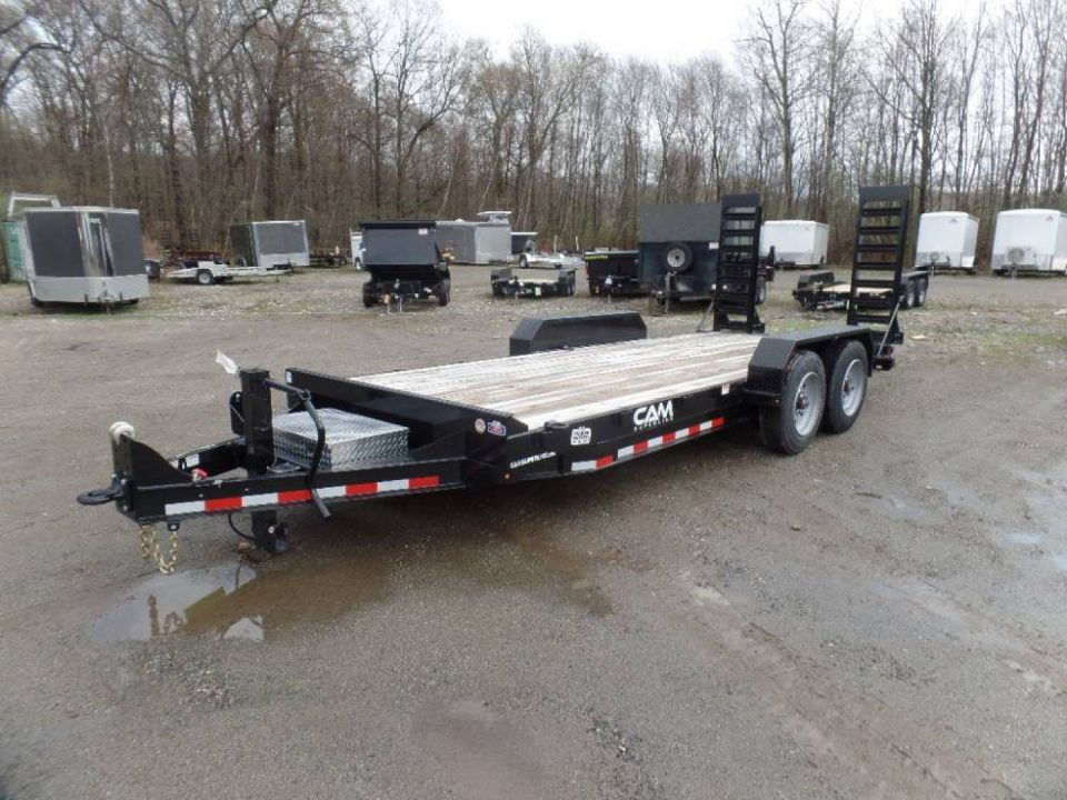 New CAM Superline Brand, HEAVY DUTY EQUIPMENT TRAILER, Low Deck, 20ft.  17,600 lb. GVWR, 4,070 lbs. empty, 13,530 lb. payload rated, ID#545092