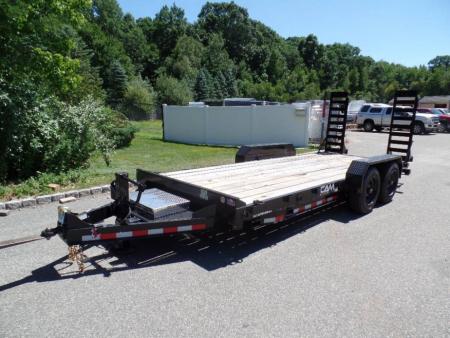 New CAM Superline Brand, HEAVY DUTY EQUIPMENT TRAILER, Low Deck, 20ft.  17,600 lb. GVWR, 4,070 lbs. empty, 13,530 lb. payload rated, ID#545092