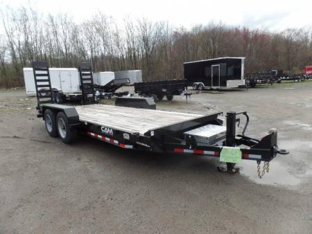 New CAM Superline Brand, HEAVY DUTY EQUIPMENT TRAILER, Low Deck, 20ft.  17,600 lb. GVWR, 4,070 lbs. empty, 13,530 lb. payload rated, ID#545092
