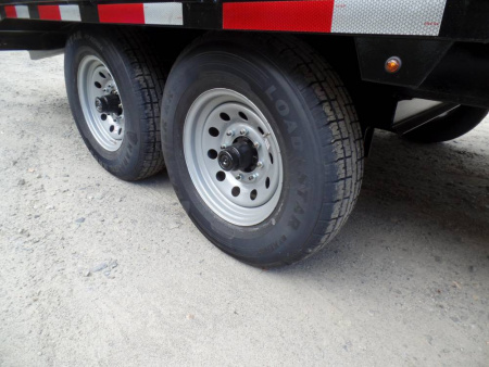 New Deck Over Equipment Trailer, 8.5X20 , 14,000 lb. GVWR , ID # PREMIER BRAND