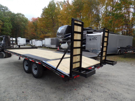 New Deck Over Equipment Trailer, 8.5X20 , 14,000 lb. GVWR , ID # PREMIER BRAND