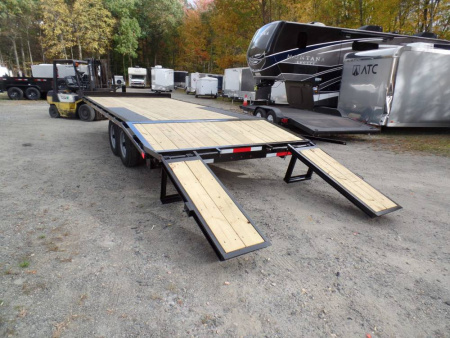 New Deck Over Equipment Trailer, 8.5X20 , 14,000 lb. GVWR , ID # PREMIER BRAND
