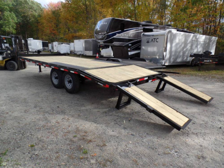 New Deck Over Equipment Trailer, 8.5X20 , 14,000 lb. GVWR , ID # PREMIER BRAND