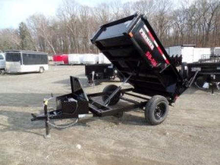 New EXAMPLE / Dump Trailer, 5X8, 5,000 lb. GVWR, Barn Doors on Back, Electric Brakes, 1,540 lbs. empty weight, Premier Brand, ID#013900