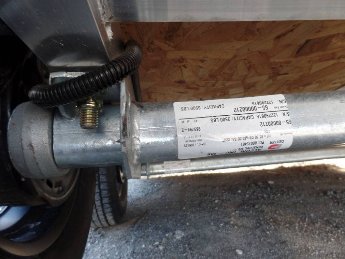 New EXAMPLE  / 2 Place Inline Aluminum Snowmobile Trailer with Galvanized axles., call to order one.