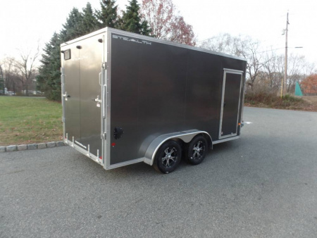 New EXAMPLE  / 2 Place Inline Aluminum Snowmobile Trailer with Galvanized axles., call to order one.