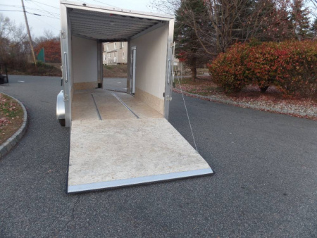 New EXAMPLE  / 2 Place Inline Aluminum Snowmobile Trailer with Galvanized axles., call to order one.