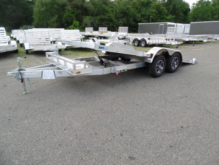 New EXAMPLE / ALCOM Cargo Pro ALUMINUM TILT LOAD CAR TRAILER, 9,990 lb. GVWR, 1,895 lbs. empty weight, our ID # 015533 Sale $13,500