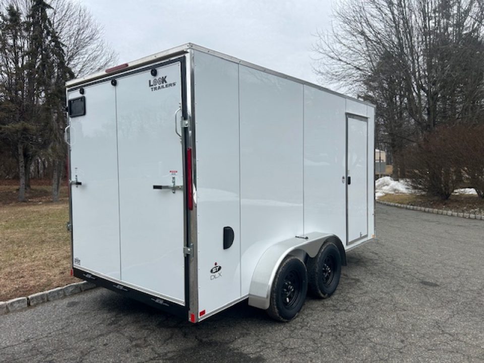 New EXAMPLE / LOOK Brand 7X14 enclosed cargo trailer, 7 ft. interior ...