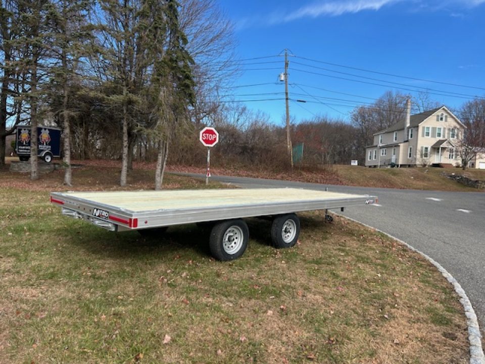 New NITRO Brand,  4 place Quad Trailer, 7'wide by 16 ft. long , 6,000 lb. GVWR, Aluminum Frame 1,250 lbs. empty weight, ID# 009947