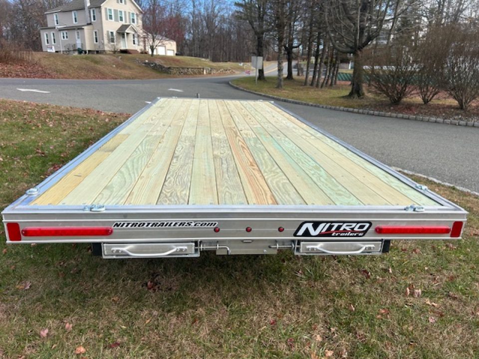 New NITRO Brand,  4 place Quad Trailer, 7'wide by 16 ft. long , 6,000 lb. GVWR, Aluminum Frame 1,250 lbs. empty weight, ID# 009947