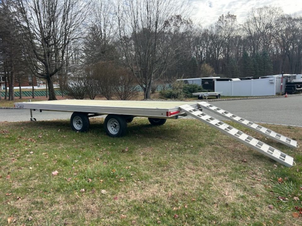 New NITRO Brand,  4 place Quad Trailer, 7'wide by 16 ft. long , 6,000 lb. GVWR, Aluminum Frame 1,250 lbs. empty weight, ID# 009947