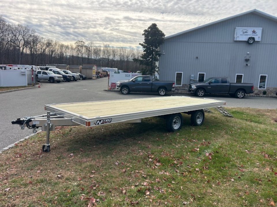 New NITRO Brand,  4 place Quad Trailer, 7'wide by 16 ft. long , 6,000 lb. GVWR, Aluminum Frame 1,250 lbs. empty weight, ID# 009947