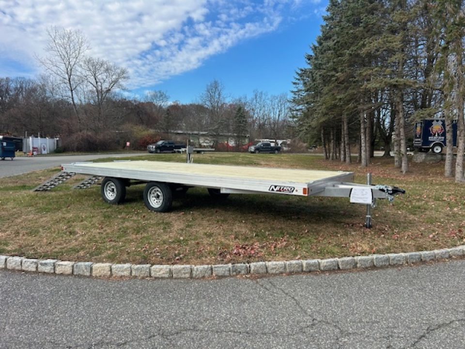 New NITRO Brand,  4 place Quad Trailer, 7'wide by 16 ft. long , 6,000 lb. GVWR, Aluminum Frame 1,250 lbs. empty weight, ID# 009947