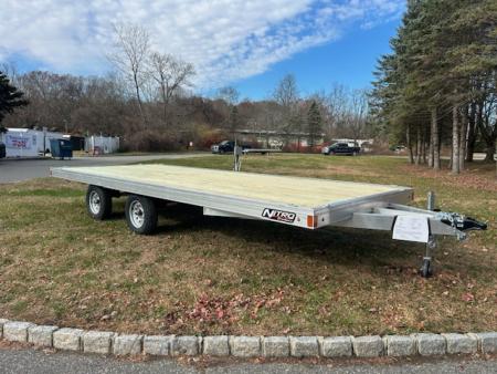 New NITRO Brand,  4 place Quad Trailer, 7'wide by 16 ft. long , 6,000 lb. GVWR, Aluminum Frame 1,250 lbs. empty weight, ID# 009947