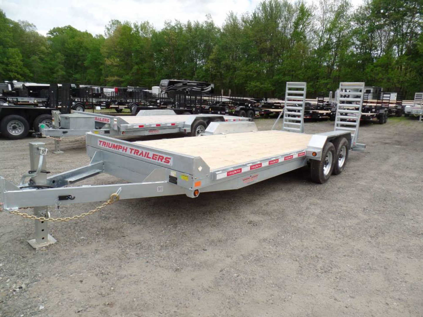 9×24 Equipment Flatbed Trailer