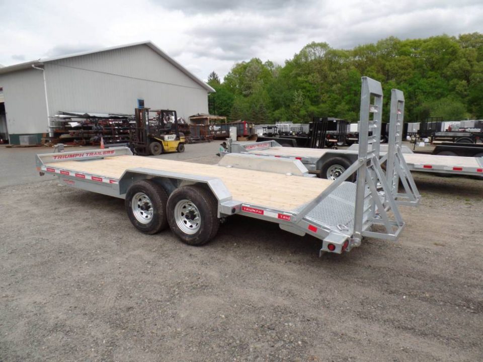 New Triumph Brand, Equipment Trailer, 8.5X24 deck size. 14,000 lb. GVWR., Galvanized Frame  No Rust.  4,100 lbs. Empty weight. # 009096