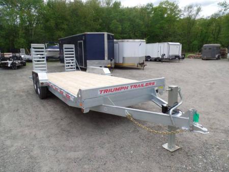 New Triumph Brand, Equipment Trailer, 8.5X24 deck size. 14,000 lb. GVWR., Galvanized Frame  No Rust.  4,100 lbs. Empty weight. # 009096