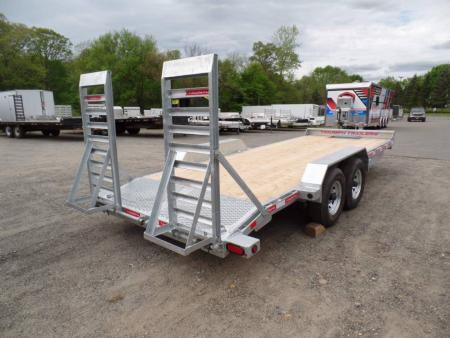 New Triumph Brand, Equipment Trailer, 8.5X24 deck size. 14,000 lb. GVWR., Galvanized Frame  No Rust.  4,100 lbs. Empty weight. # 009096